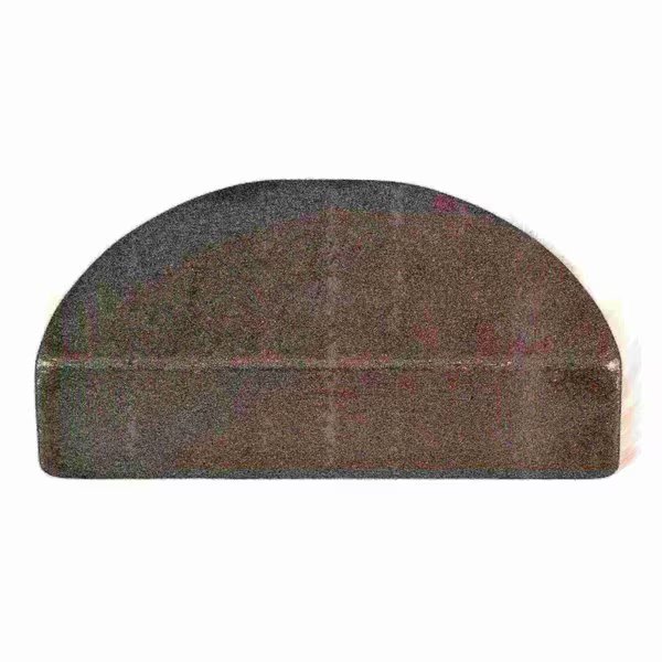 Woodruff Key, 5/16 x 1 in Key Size, B SAE Number, Steel Zinc, 6 PK, Midwest Fastener, Mfr#: 60937